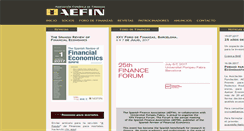 Desktop Screenshot of aefin.es